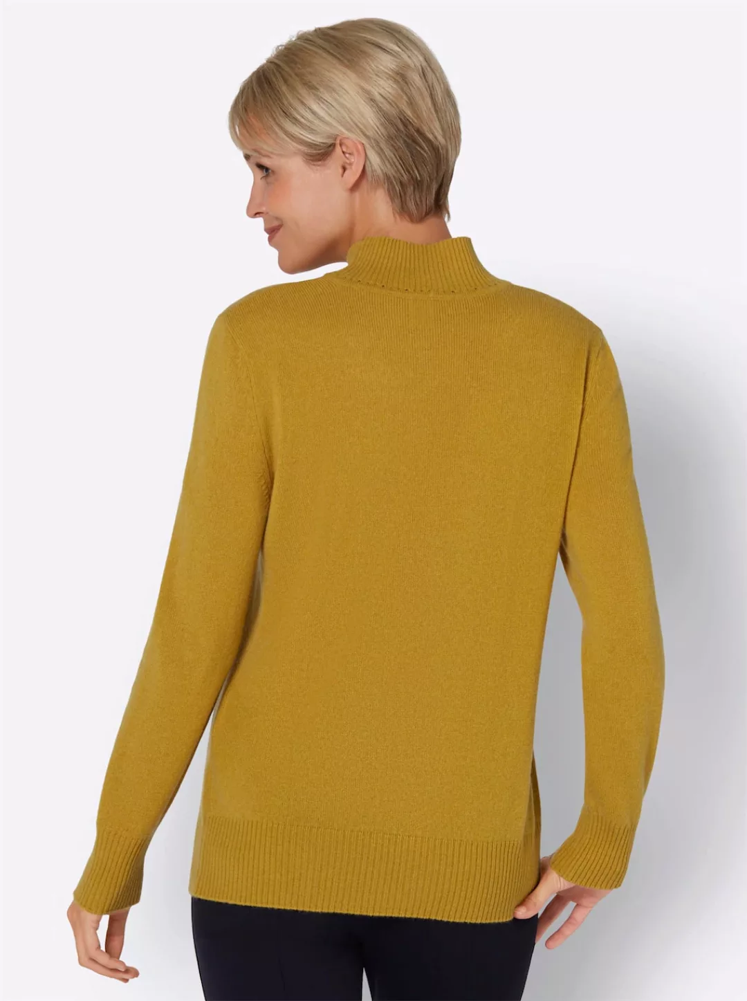 Classic Stehkragenpullover "Kaschmir-Pullover" günstig online kaufen