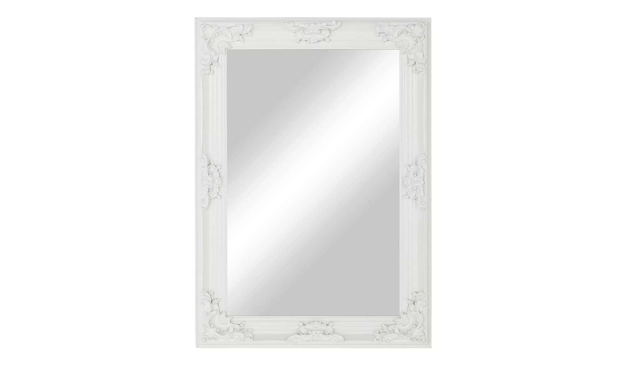 Rahmenspiegel - weiß - 77 cm - 107 cm - 6 cm - Garderoben & Kleiderstangen günstig online kaufen