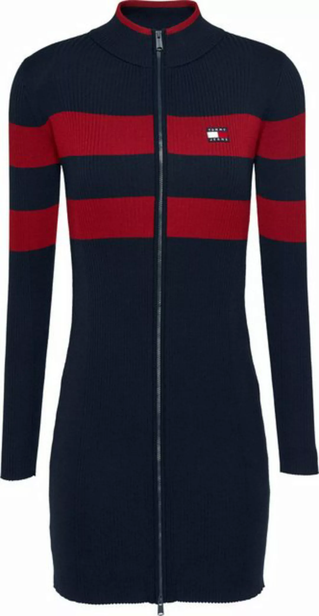 Tommy Jeans Strickkleid TJW RWB BADGE SWEATER DRESS EXT mit Logo-Badge günstig online kaufen