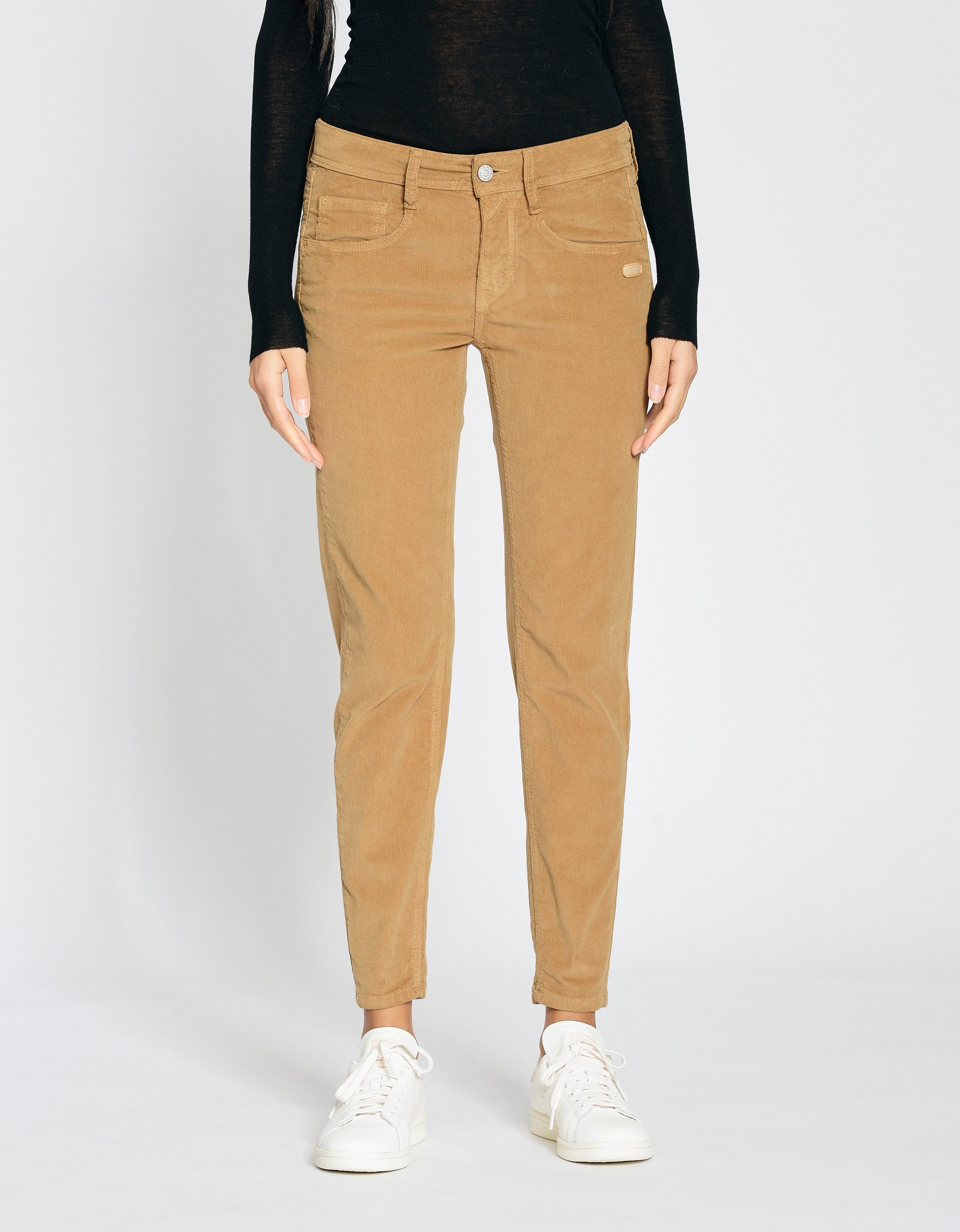 GANG Cordhose 94AMELIE CROPPED mit doppelter günstig online kaufen