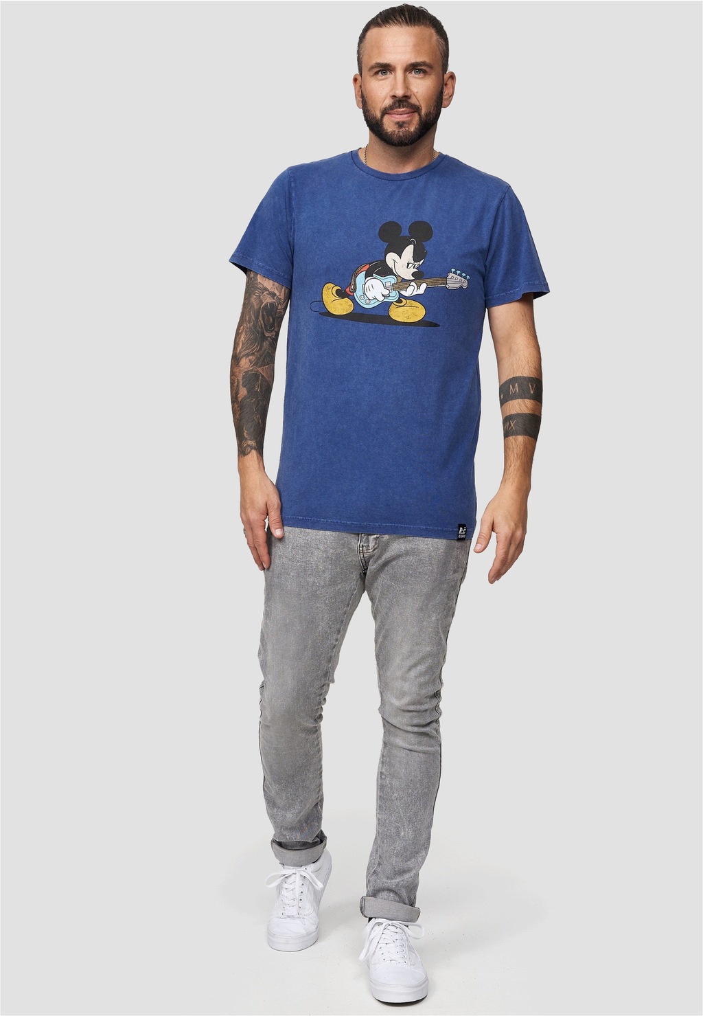 Recovered T-Shirt "Disney Mickey Playing Bass", im zeitlosen Design günstig online kaufen