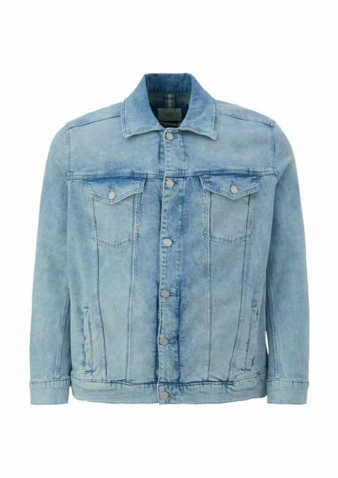 s.Oliver Outdoorjacke Jeansjacke mit Waschung Waschung günstig online kaufen