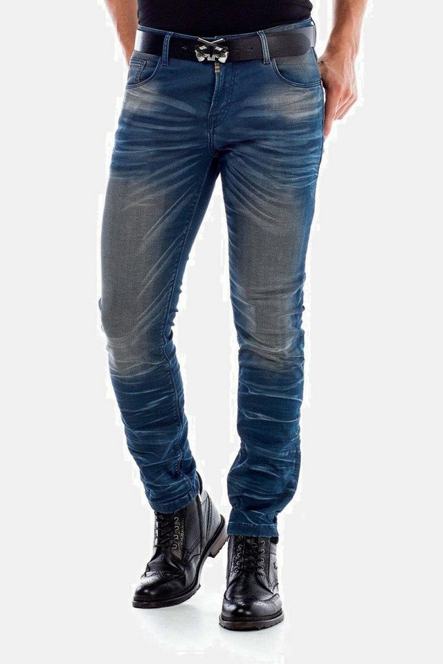 Cipo & Baxx 5-Pocket-Jeans Jeans mit schöner Waschung, CD492 günstig online kaufen