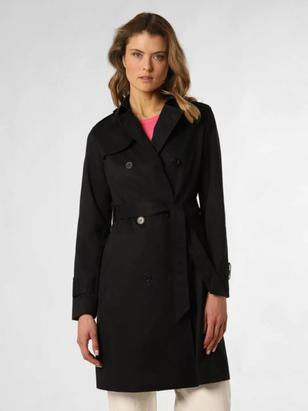 s.Oliver Trenchcoat mit Knopfleiste und Bindegürtel günstig online kaufen