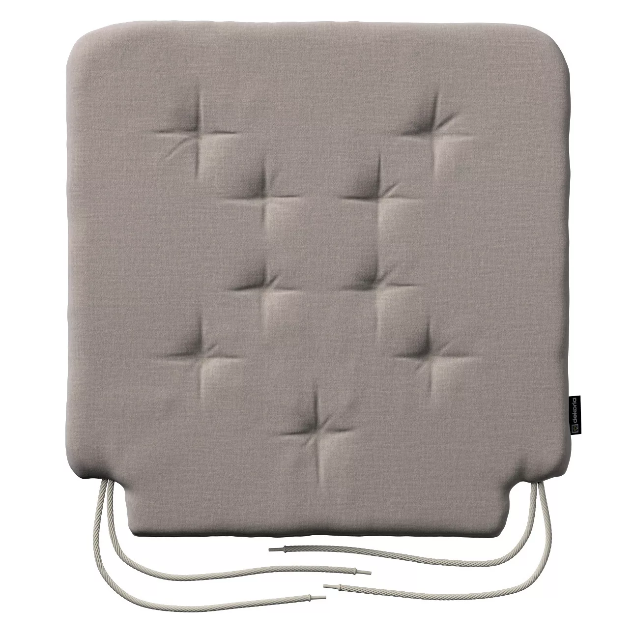 Stuhlkissen Christoph mit Bindeschnur, beige, 42 x 41 x 3,5 cm, Ingrid (705 günstig online kaufen