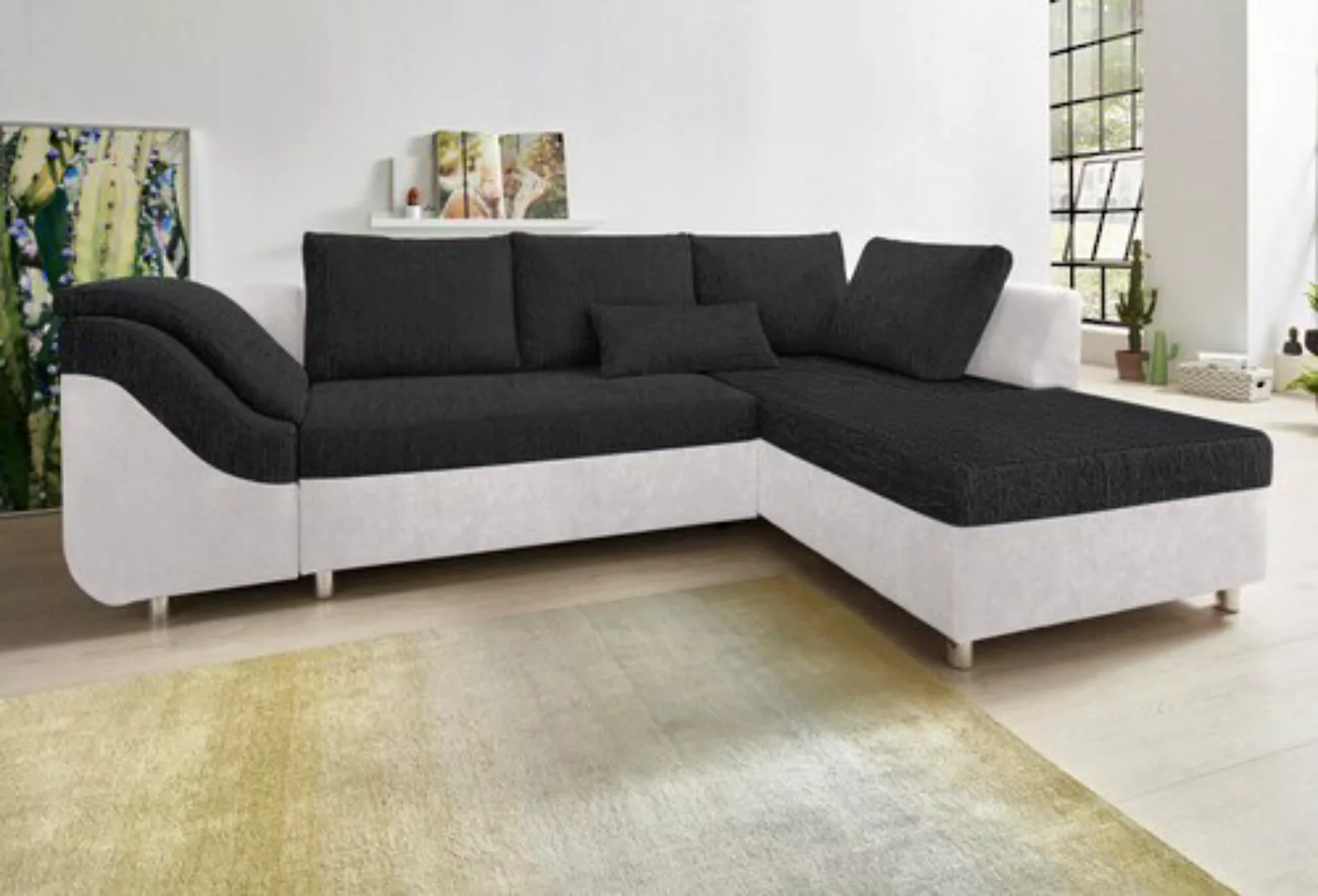 COLLECTION AB Ecksofa »Sally L-Form«, mit und ohne Bettfunktion, inklusive günstig online kaufen