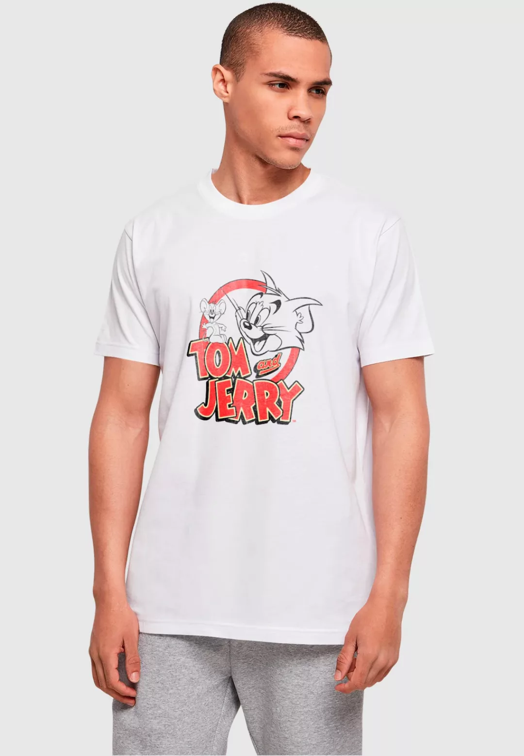 ABSOLUTE CULT T-Shirt "ABSOLUTE CULT Herren Tom and Jerry - Logo T-Shirt" günstig online kaufen