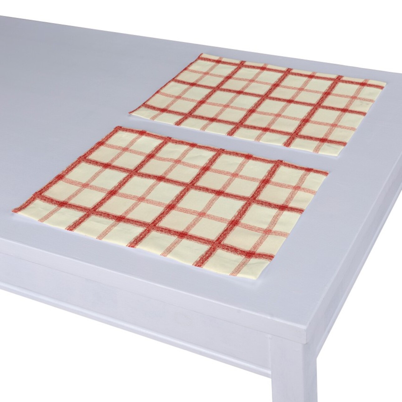 Tischset 2 Stck., rot-creme, 30 x 40 cm, Avinon (131-15) günstig online kaufen