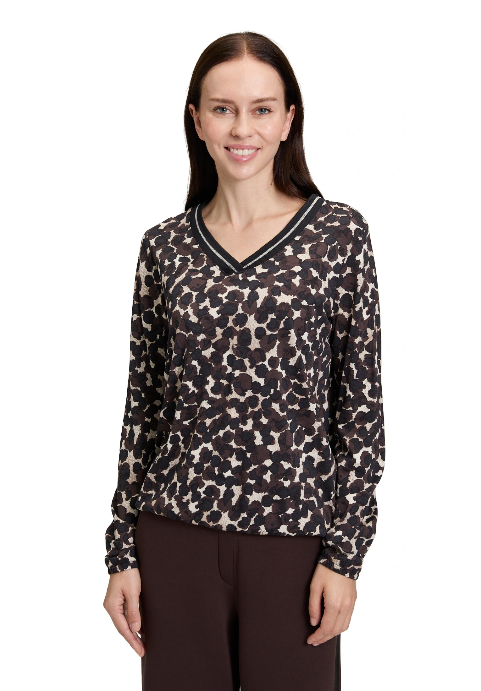 Betty Barclay Kurzarmshirt "Betty Barclay Damen Blusenshirt mit Gummizug", günstig online kaufen