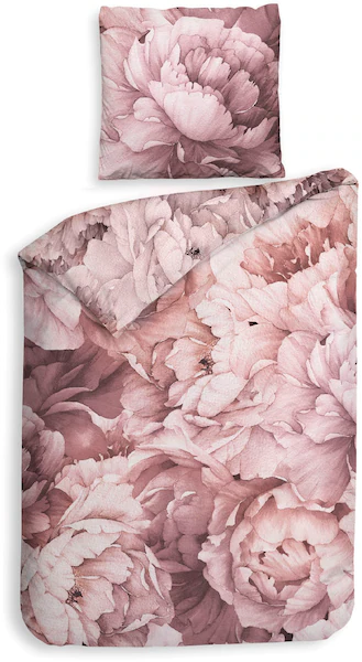 Heckett & Lane Bettwäsche »Wade«, Blumen Design, 100% Baumwolle ab 135x200 günstig online kaufen