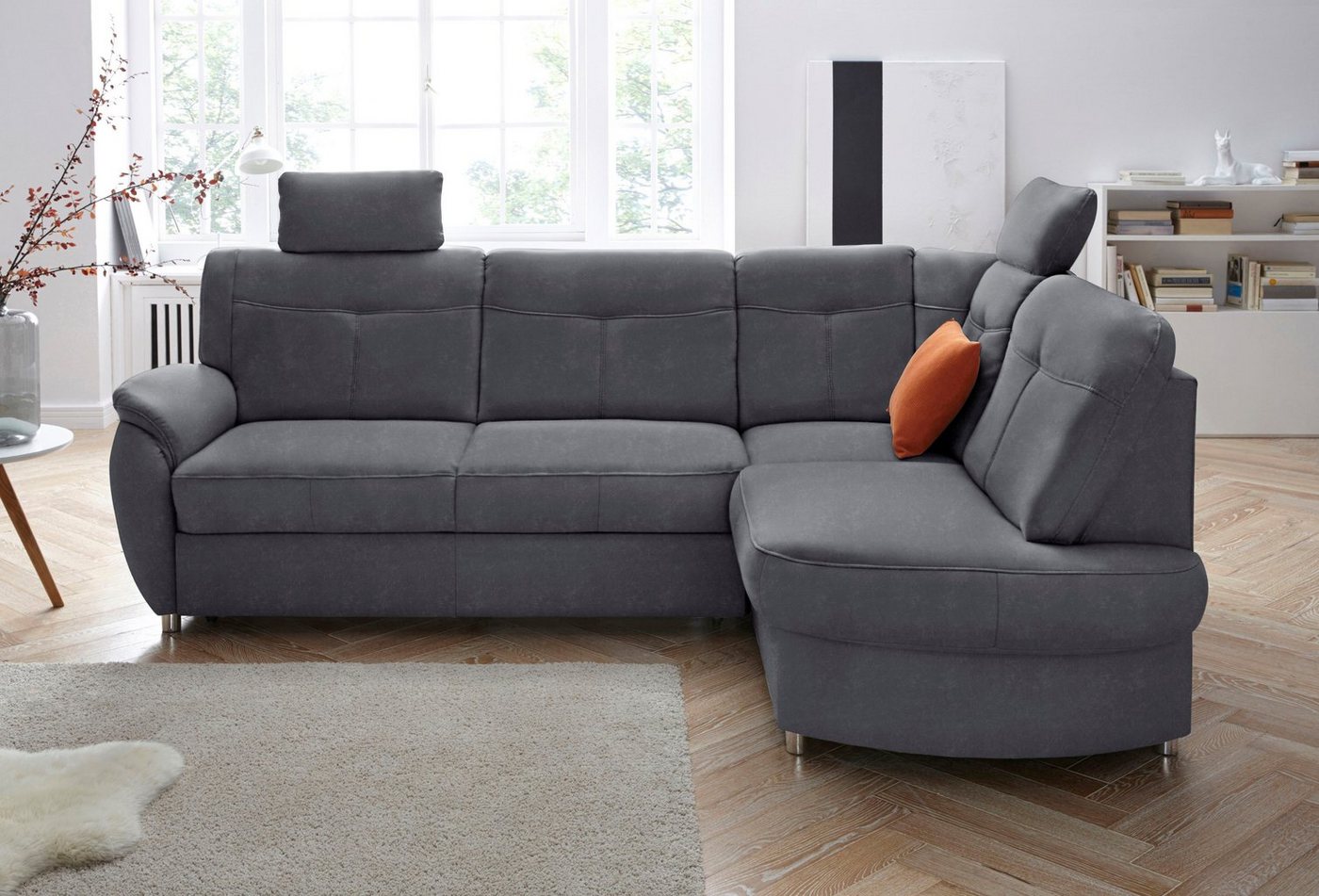 sit&more Ecksofa "Sonoma L-Form", wahlweise mit Bettfunktion und Bettkasten günstig online kaufen