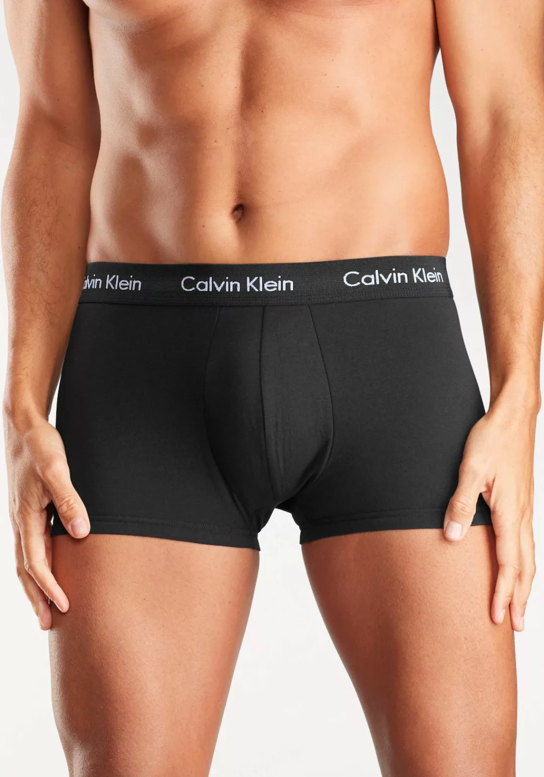 Calvin Klein 3-er Set Low Rise Trunks Schwarz günstig online kaufen