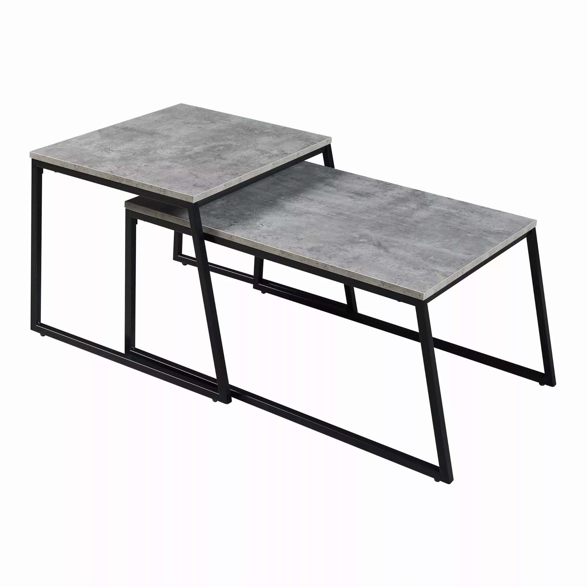en.casa Satztisch, »Hyllestad« 2er Set Dunkler günstig online kaufen