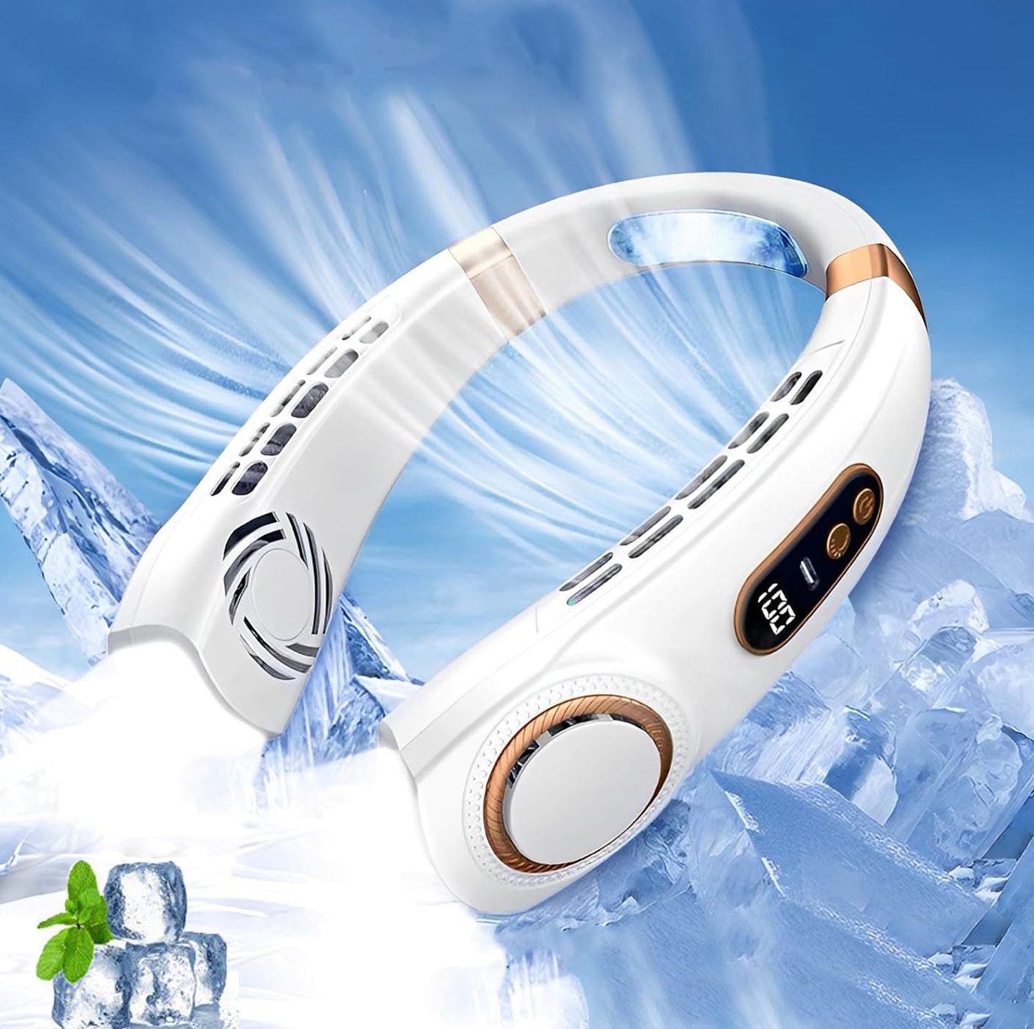 BlingBin Mini USB-Ventilator Hals ventilator, Tragbarer günstig online kaufen