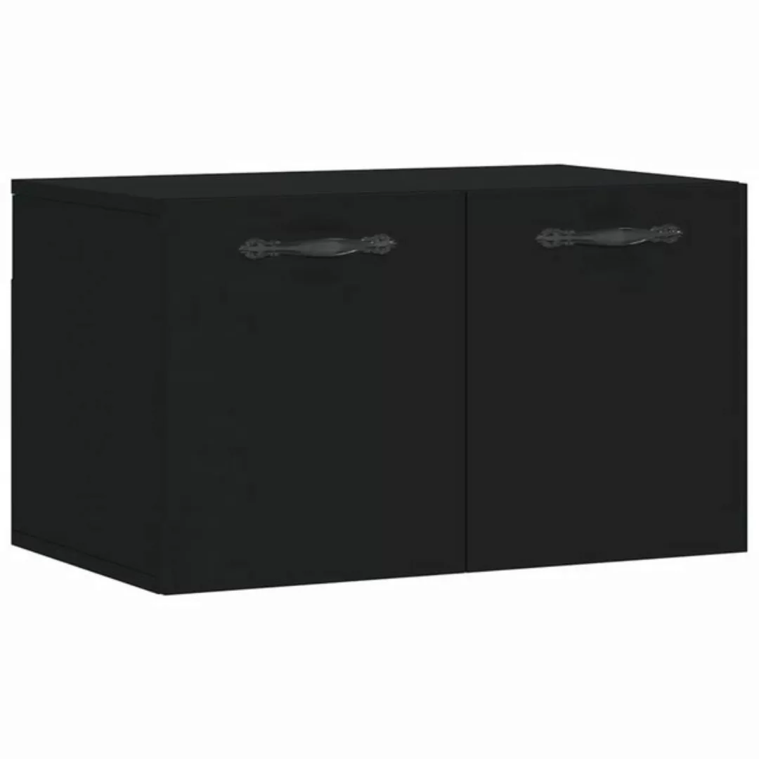 vidaXL Hängeschrank Wandschrank Schwarz 60x36,5x35 cm Holzwerkstoff günstig online kaufen