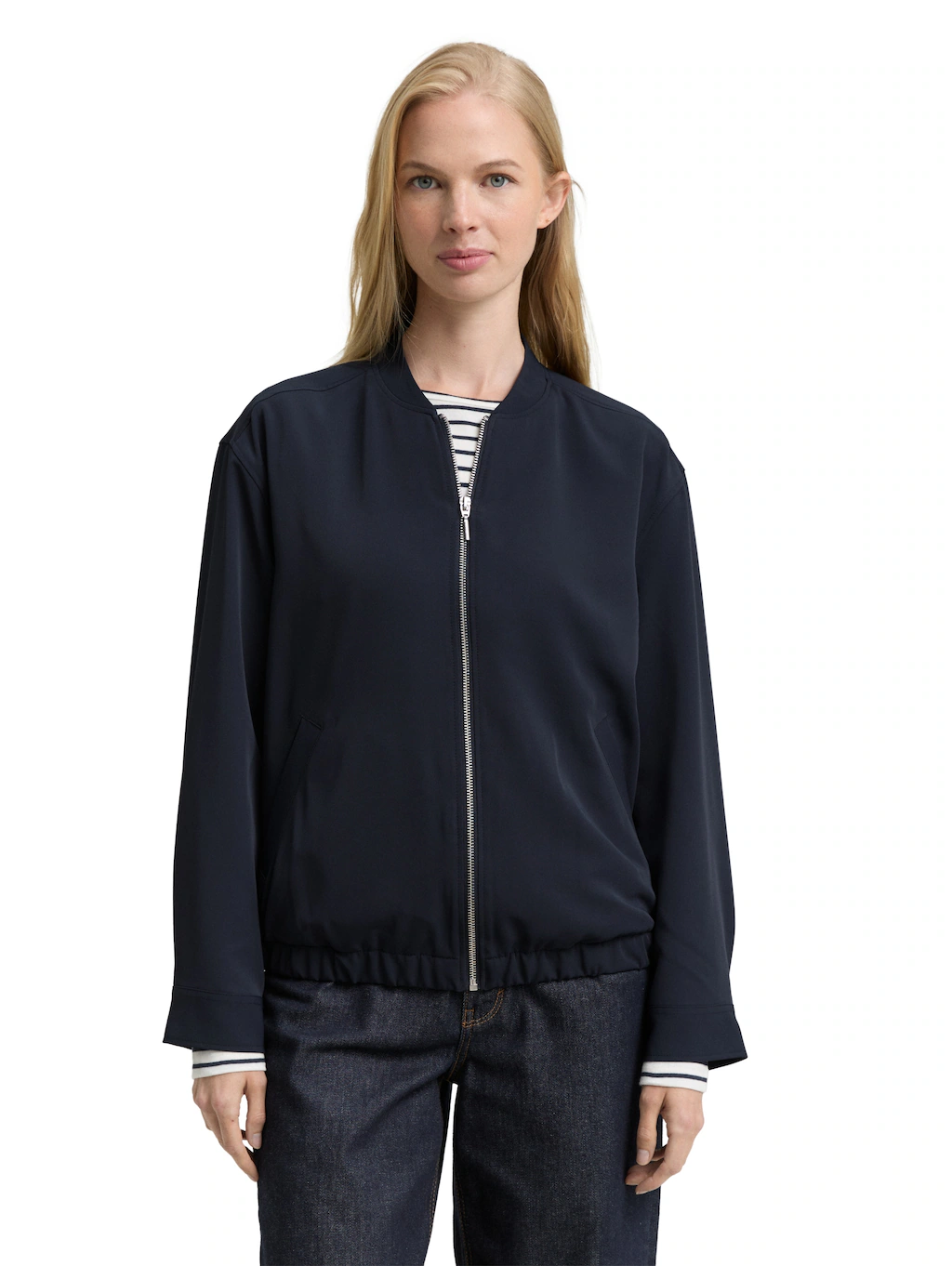 TOM TAILOR Cardigan, mit Stehkragen und Reißverschluss günstig online kaufen