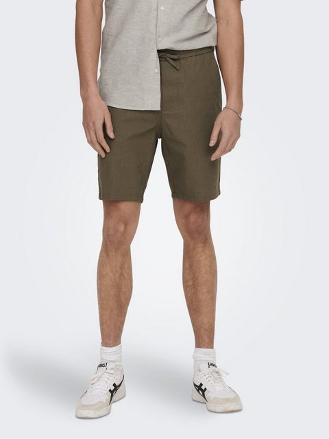 ONLY & SONS Chinoshorts Leichte Stoff Shorts Bermuda Hose ONSLINUS 5058 in günstig online kaufen