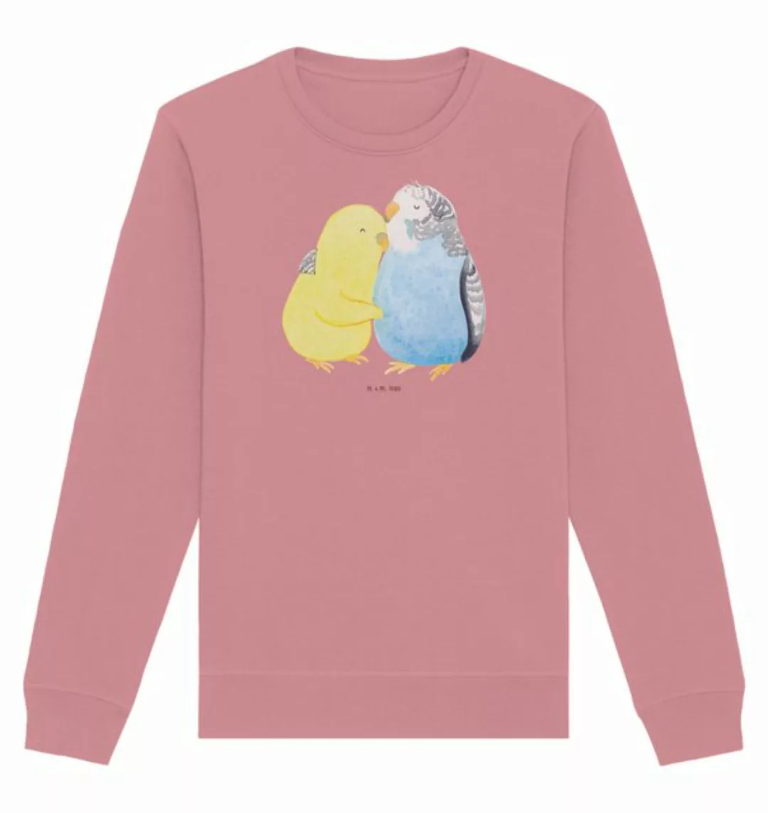 Mr. & Mrs. Panda Longpullover Größe XXL Wellensittich Liebe - Canyon Pink - günstig online kaufen