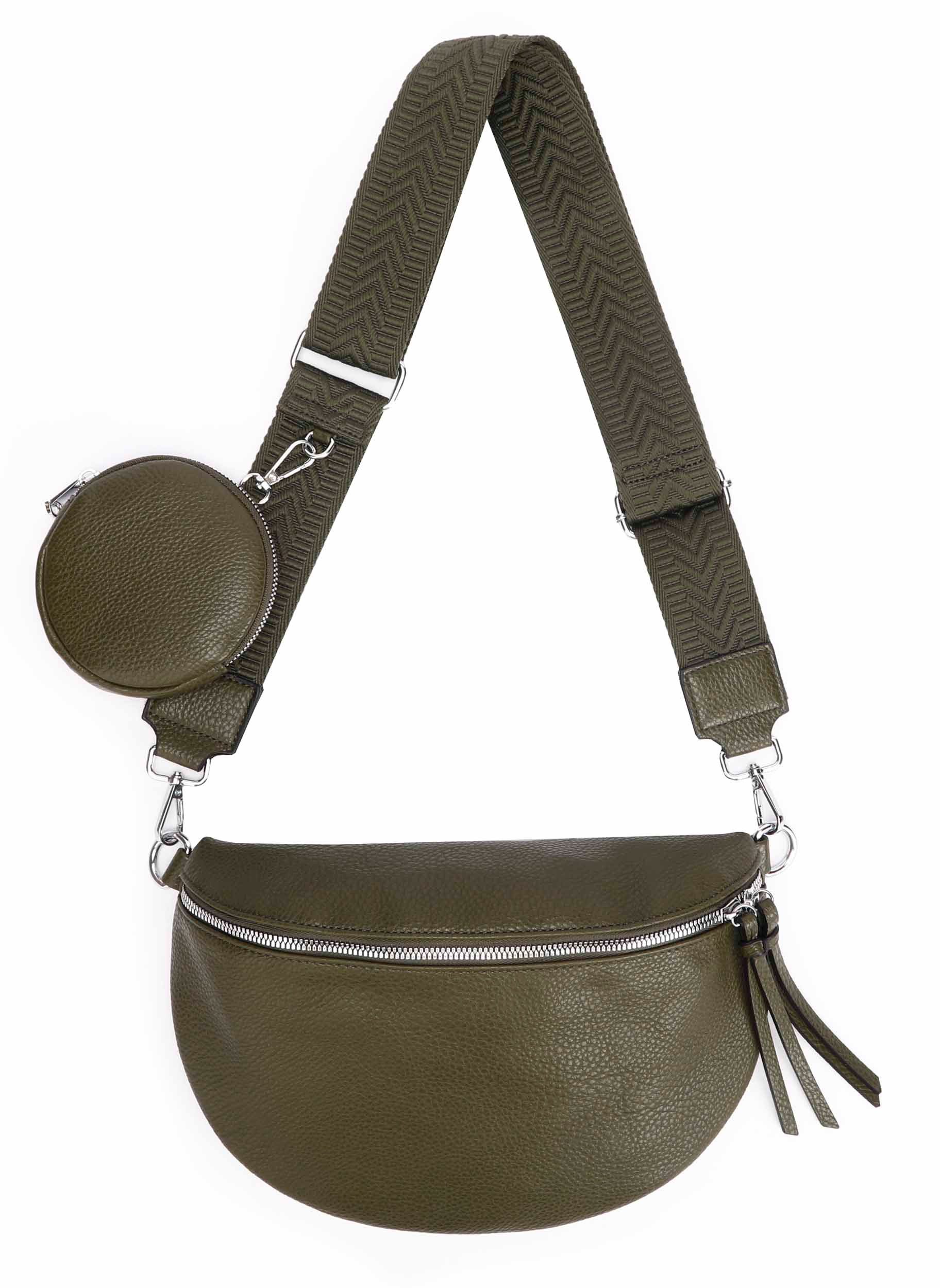 ITALYSHOP24 Bauchtasche Damen Gürteltasche Brusttasche CrossBody, günstig online kaufen