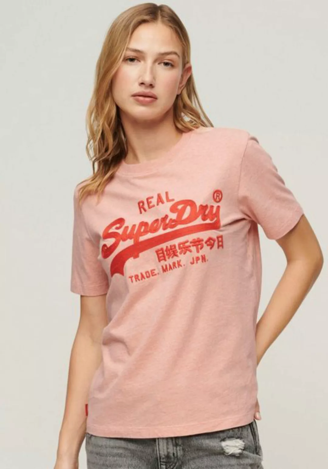 Superdry T-Shirt EMBROIDERED VL RELAXED T SHIRT günstig online kaufen
