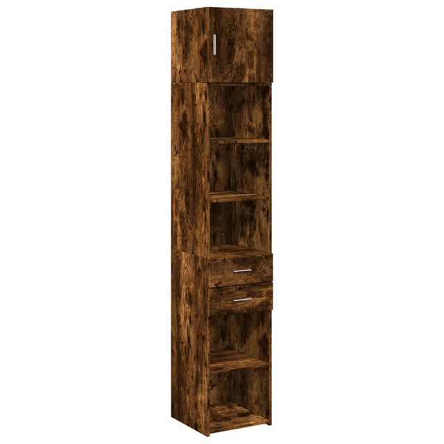 vidaXL Schrankmodule Hochschrank Schmal Räuchereiche 40x42,5x225 cm Holzwer günstig online kaufen