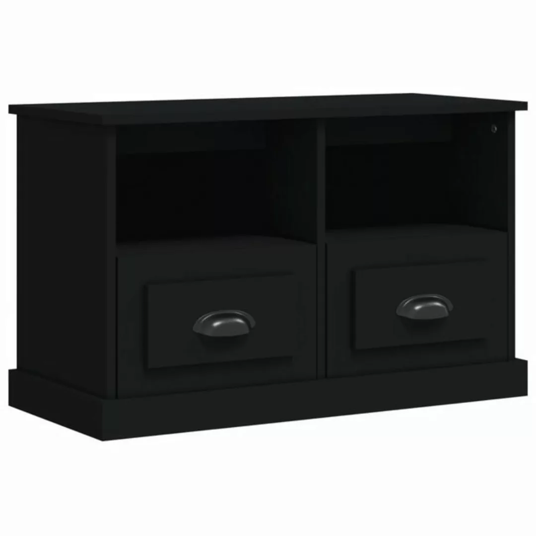 Vidaxl Tv-schrank Schwarz 80x35x50 Cm Holzwerkstoff günstig online kaufen