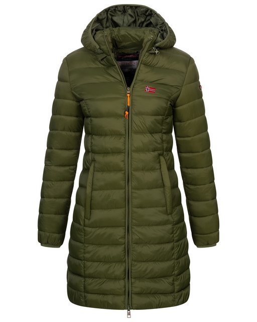 Geographical Norway Steppmantel Winter Jacke Steppjacke Parka Lange Kapuzen günstig online kaufen