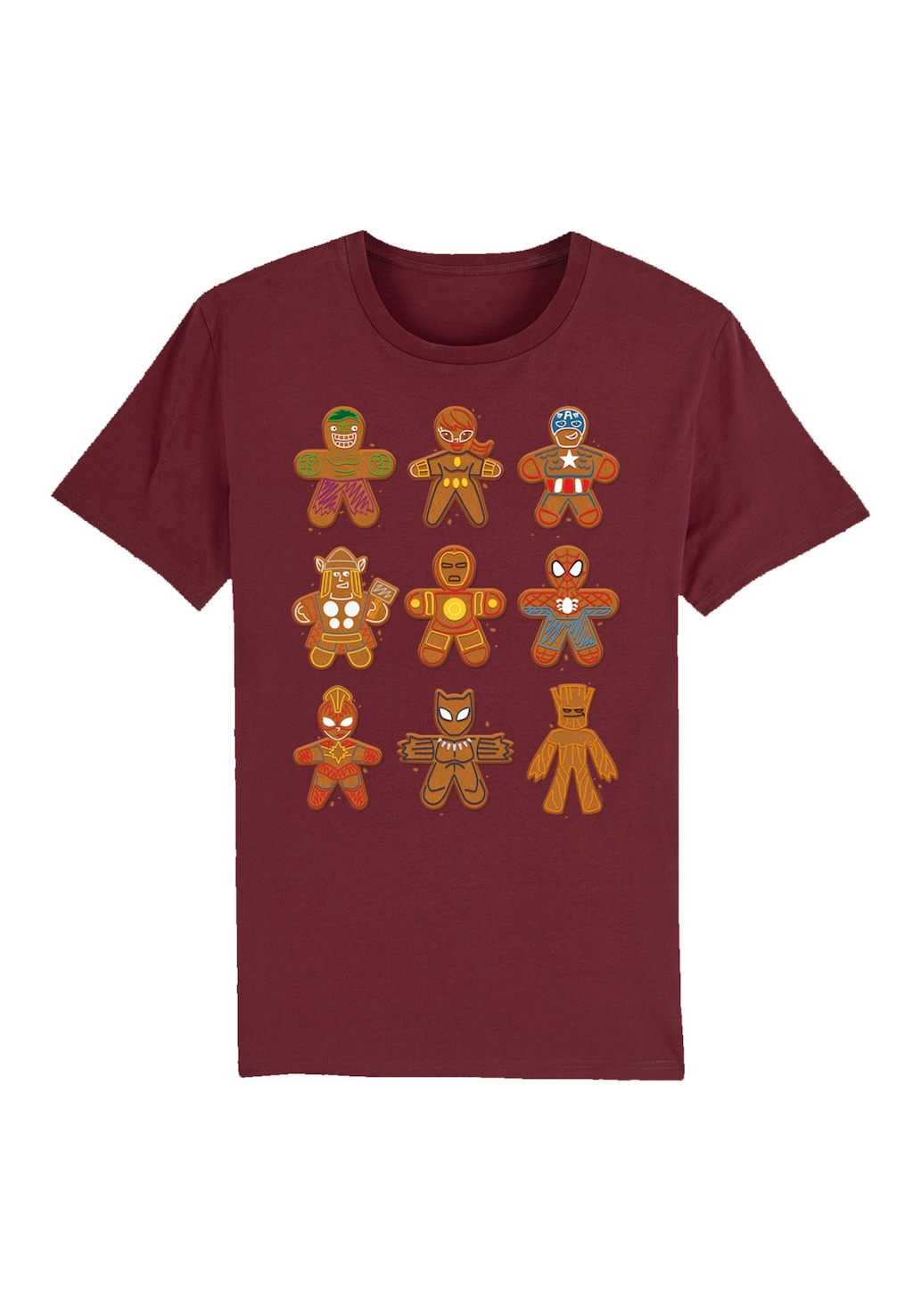 F4NT4STIC T-Shirt "Marvel Universe Christmas Gingerbread Avengers", Premium günstig online kaufen