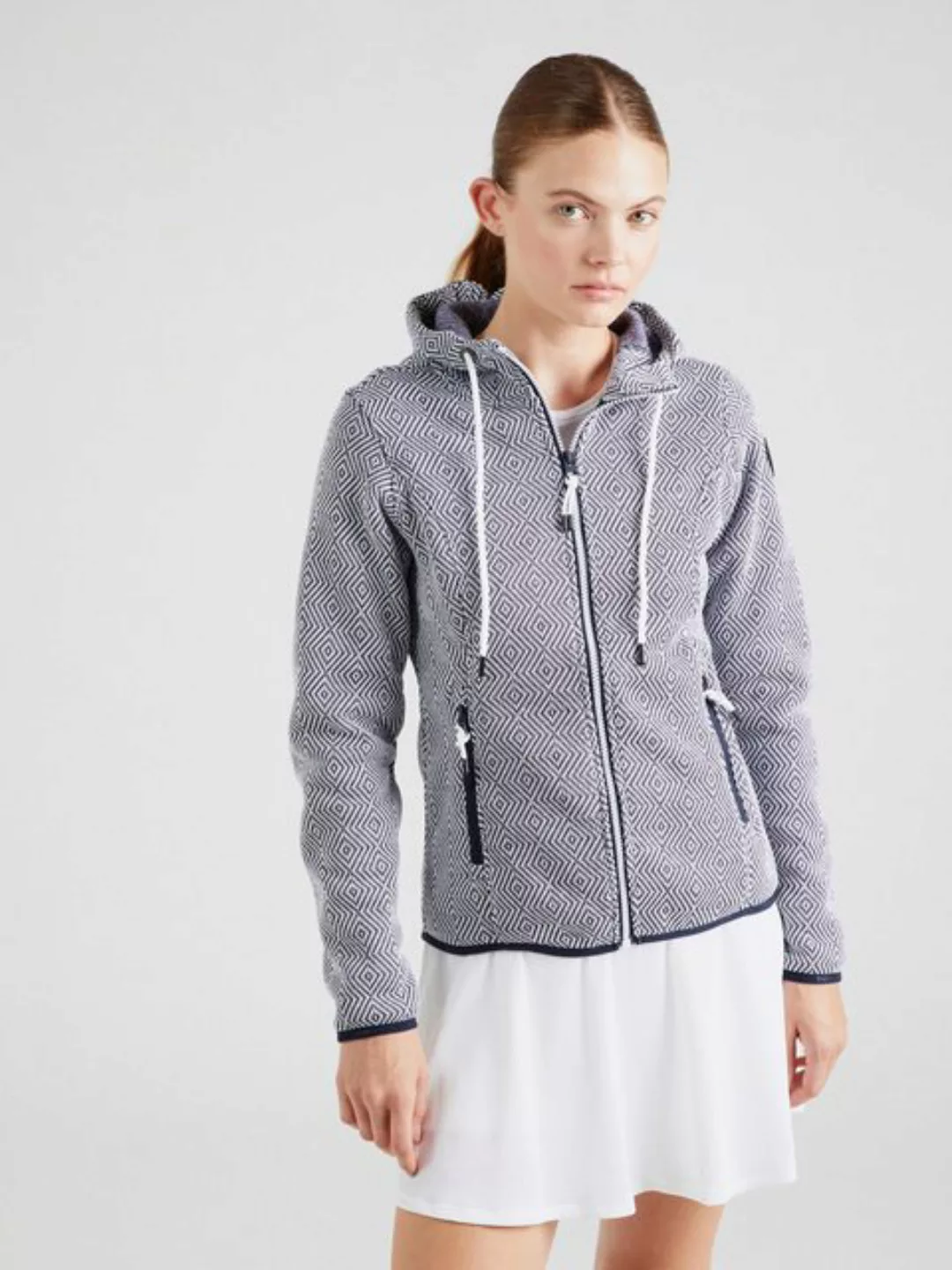 Icepeak Strickfleecejacke Auen Midlayer für Damen mit verschließbaren Tasch günstig online kaufen