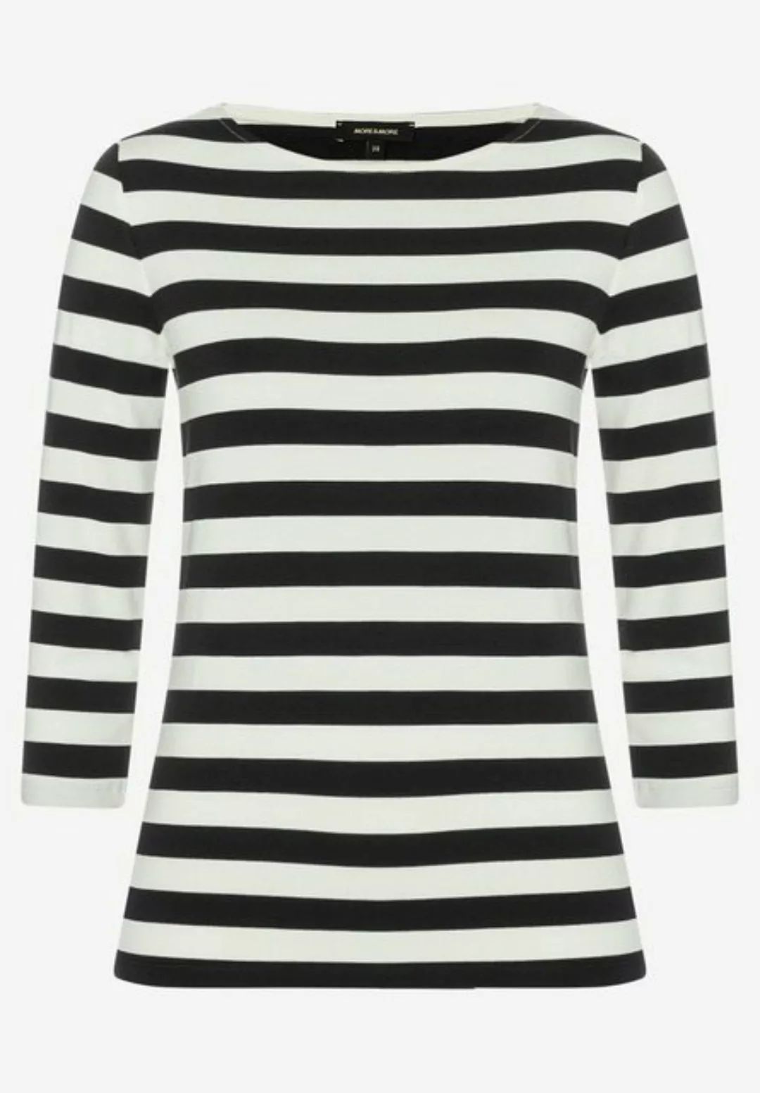 MORE&MORE Langarmshirt Shirt with Stripes günstig online kaufen