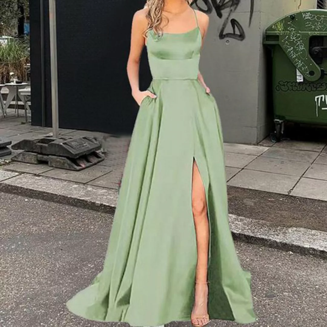KIKI Abendkleid Cocktailkleid Grünes Damen Spitzenkleid günstig online kaufen