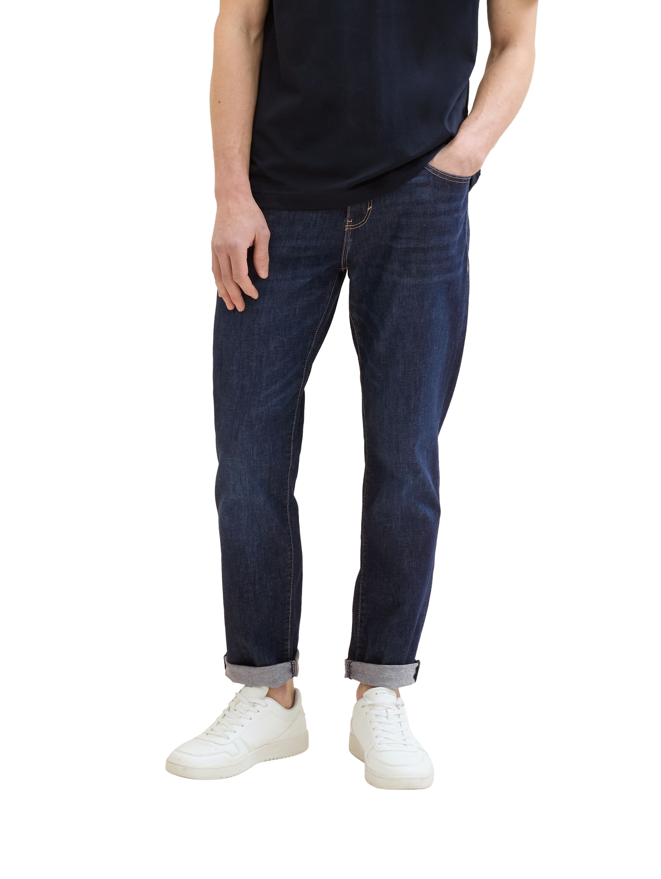 TOM TAILOR Regular-fit-Jeans "JOSH", mit Marken-Badge auf der Rückseite günstig online kaufen