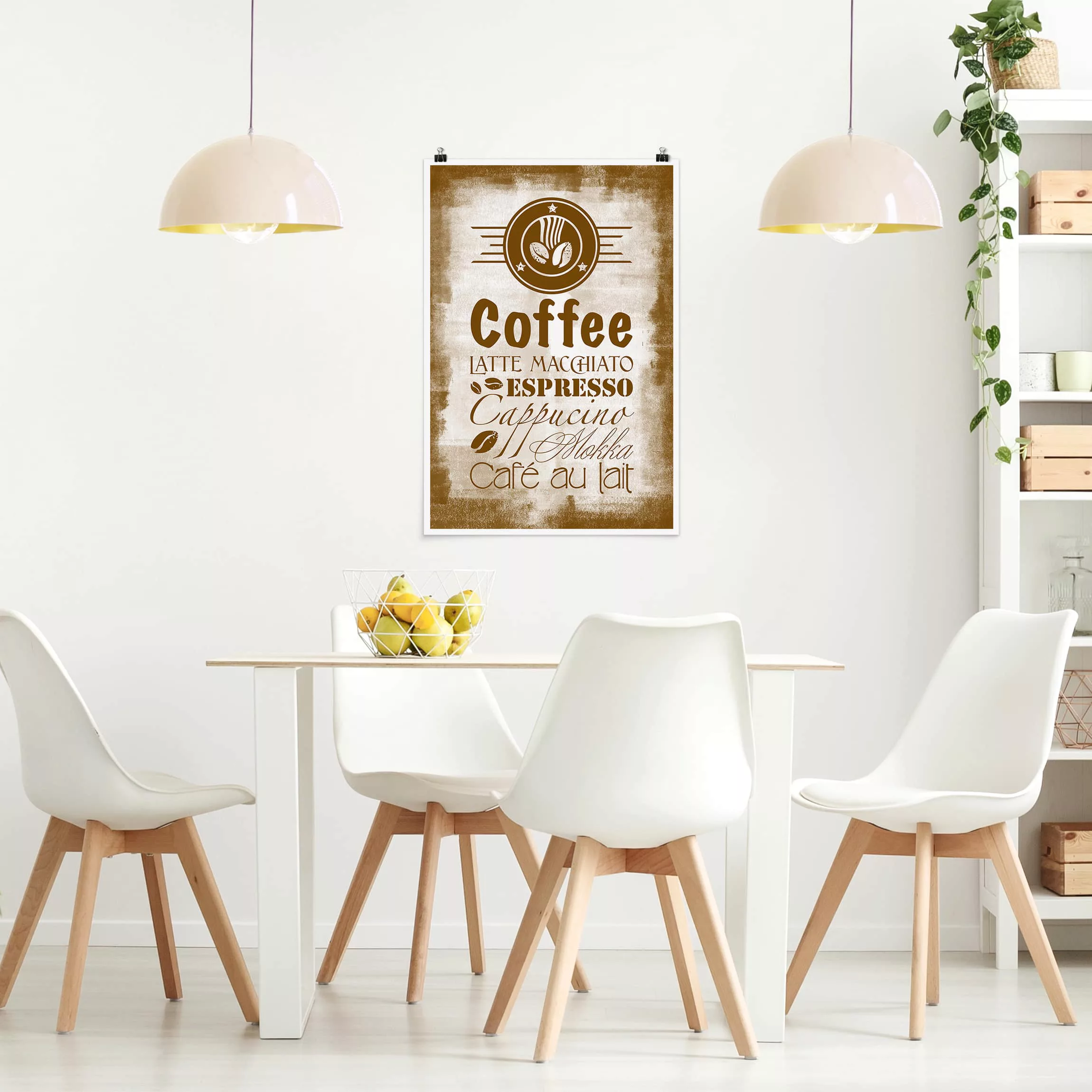 Poster Küche - Hochformat No.SF597 Coffee 4 günstig online kaufen