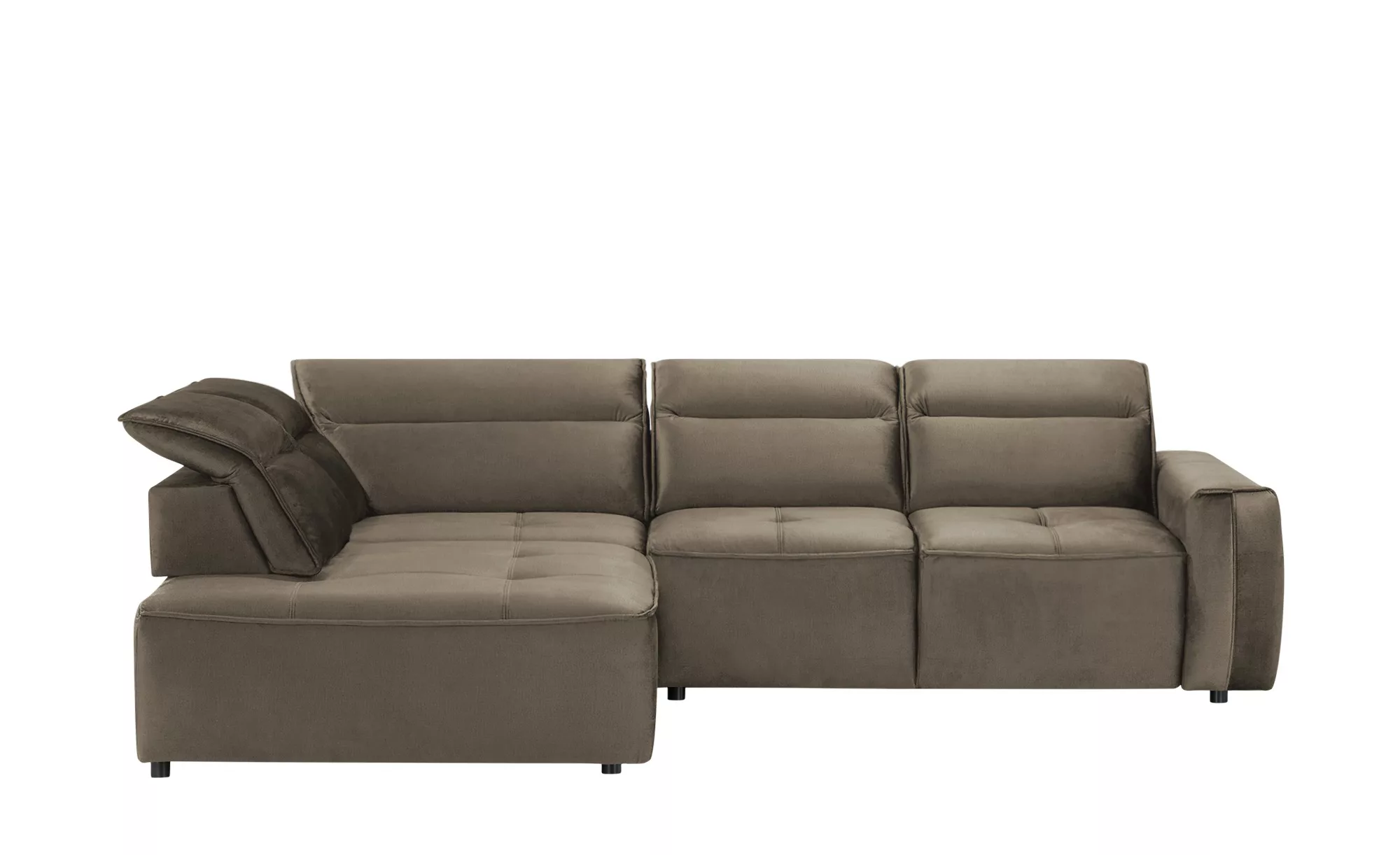 switch Ecksofa  Colombo - braun - 81 cm - Polstermöbel > Sofas > Ecksofas - günstig online kaufen