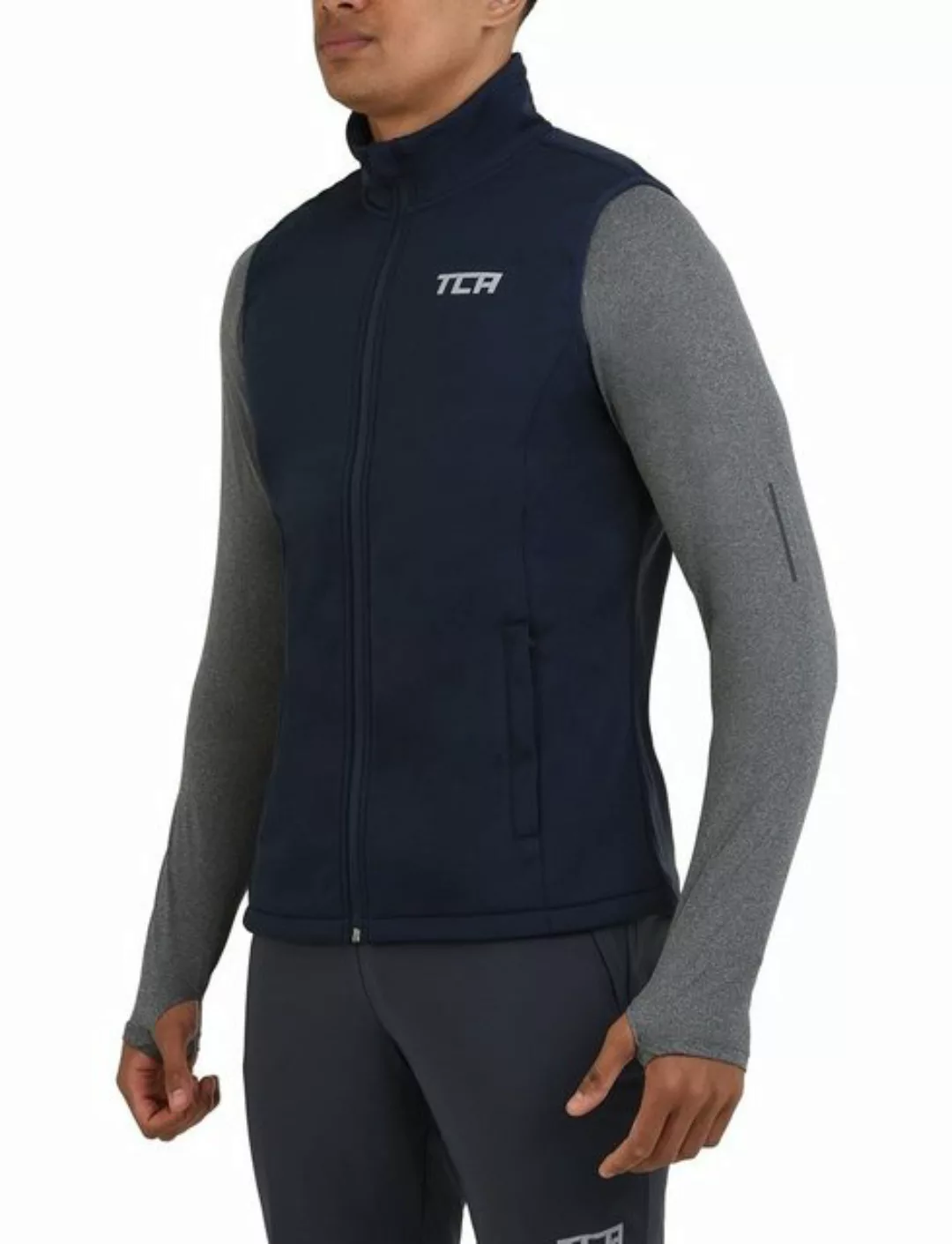 TCA Kurzjacke TCA Herren Flyweight Windweste, Dunkelblau, XL günstig online kaufen