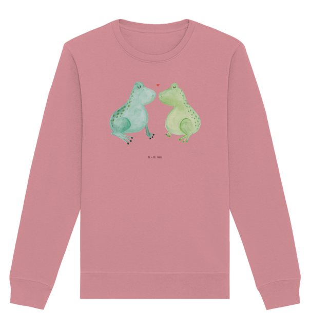 Mr. & Mrs. Panda Longpullover Größe S Frosch Liebe - Canyon Pink - Geschenk günstig online kaufen