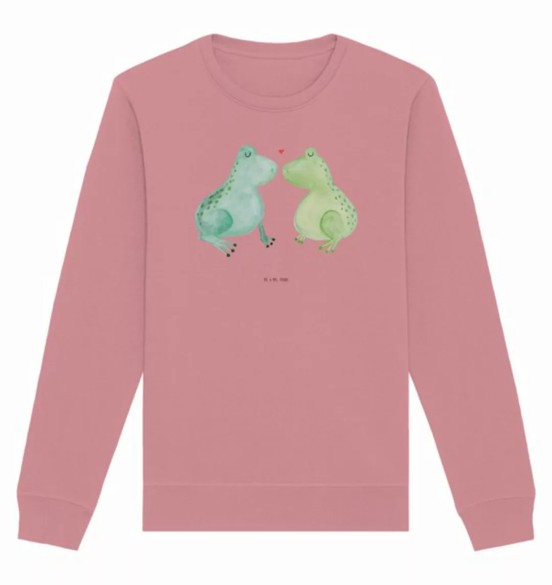 Mr. & Mrs. Panda Longpullover Größe L Frosch Liebe - Canyon Pink - Geschenk günstig online kaufen