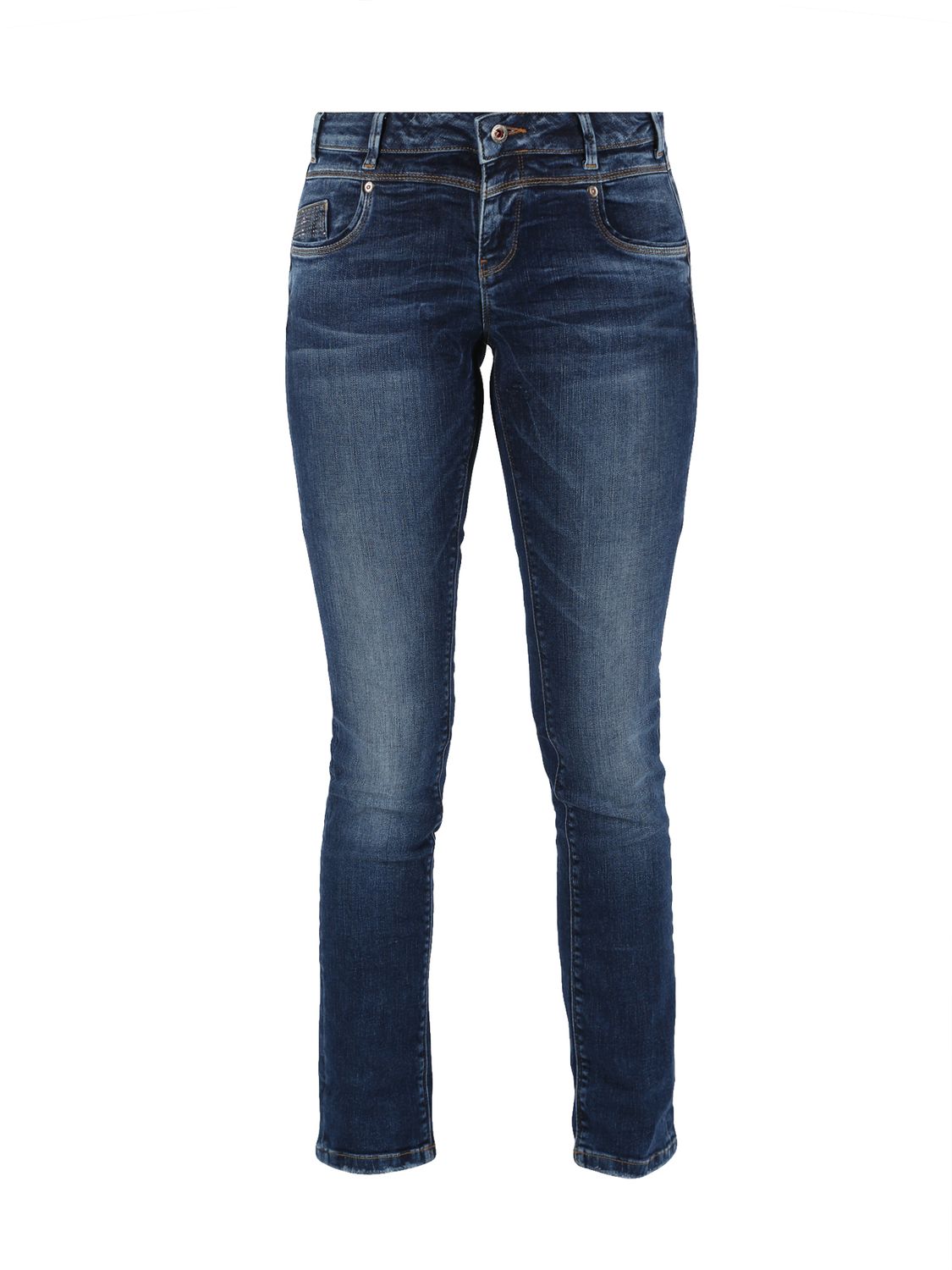 M.O.D. Damen Jeans Rea - Regular Fit - Blau - Puno Blue günstig online kaufen