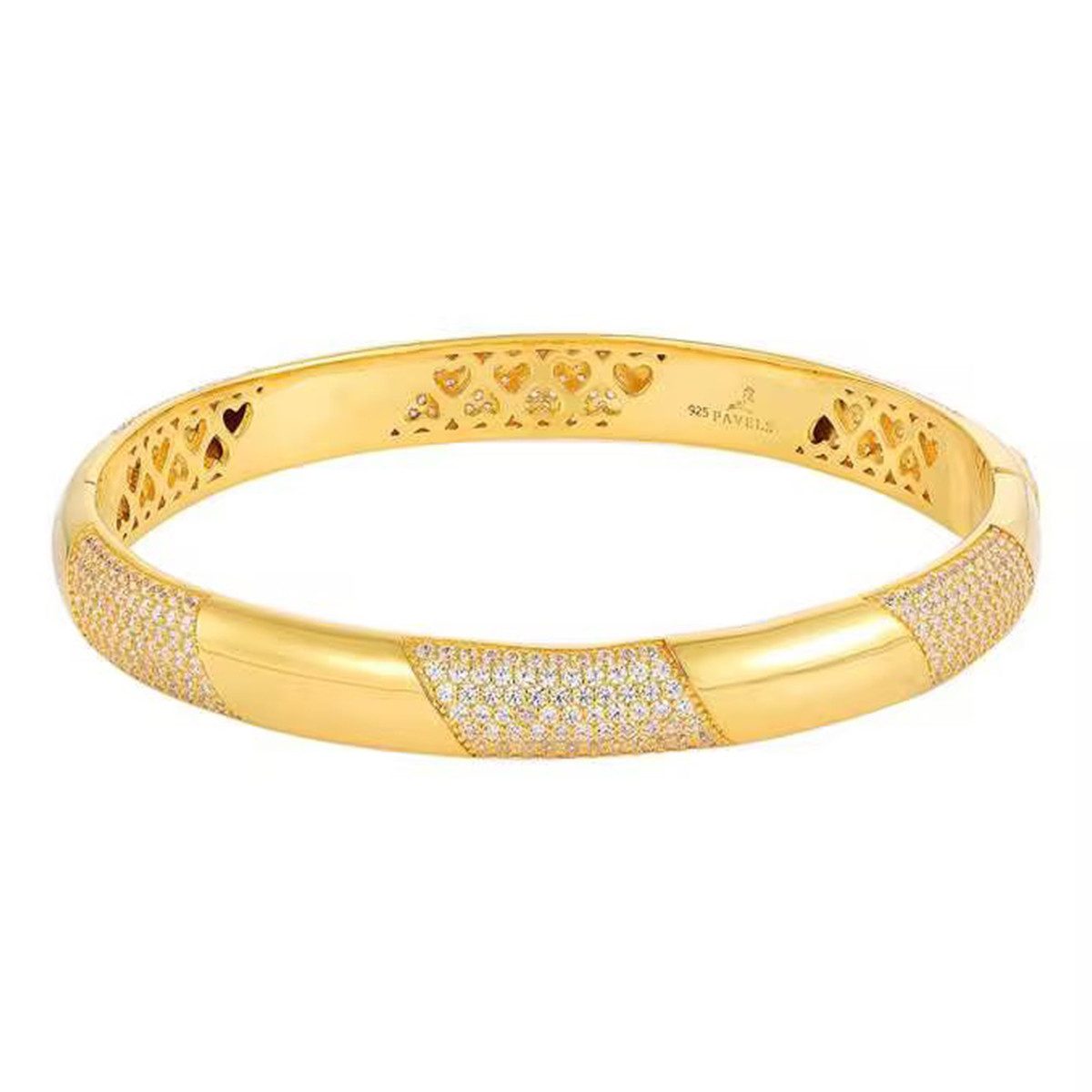 PAVELS Armreif Golden Glam, Vergoldeter Damen günstig online kaufen