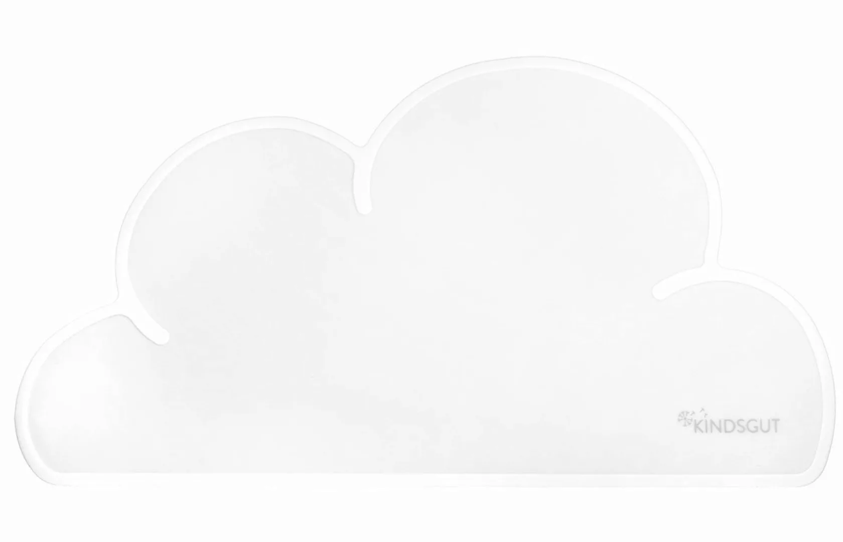 KINDSGUT Platzset Platzdeckchen Wolke, umweltfreundlich, Weiß günstig online kaufen