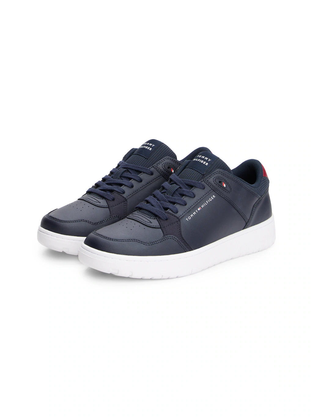 Tommy Hilfiger Sneaker "TH BASKET CORE LITE LTH MIX", Freizeitschuh, Halbsc günstig online kaufen