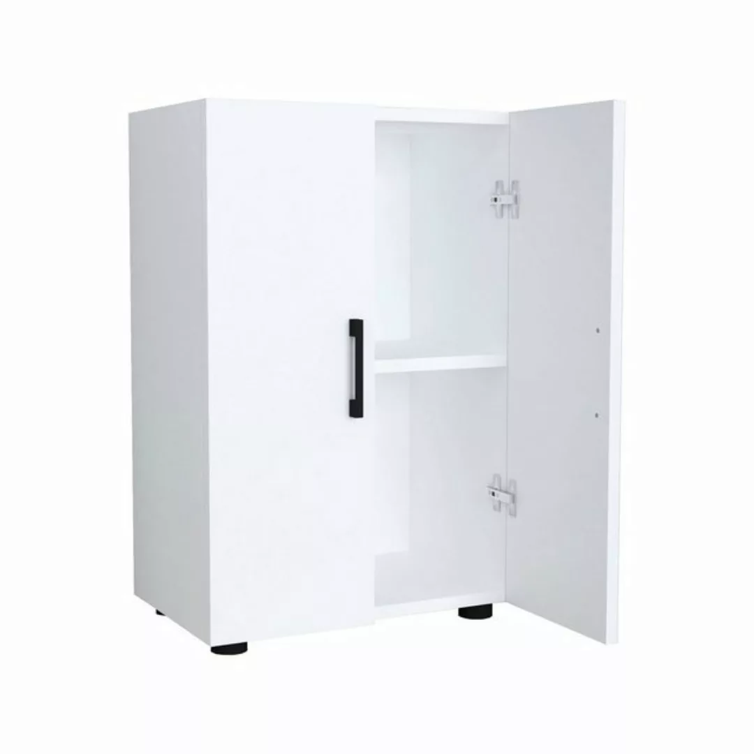 en.casa Beistellschrank »Åsnes« Allzweckschrank 74x49x32cm mit 2 Ablagen We günstig online kaufen