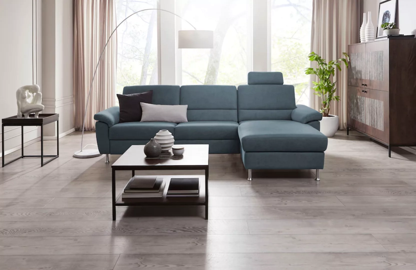 CALIZZA INTERIORS Ecksofa "Onyx L-Form", Recamiere links oder rechts, wahlw günstig online kaufen