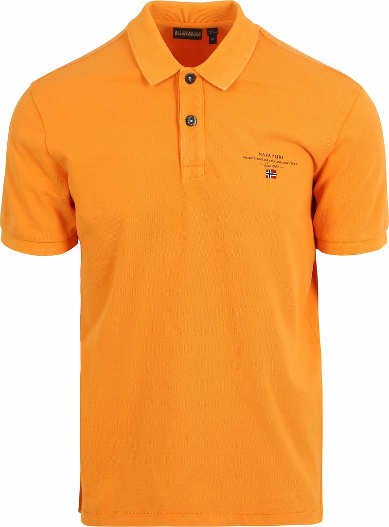 Napapijri Polo Elbas Orange - Größe S günstig online kaufen