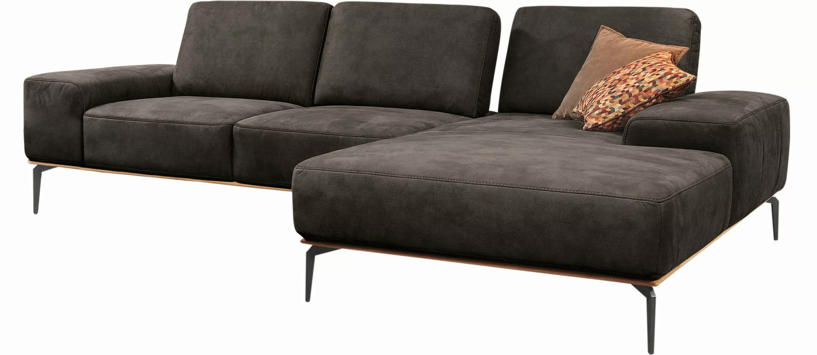 W.SCHILLIG Ecksofa "run, Designsofa mit tollem Sitzkomfort, bequem, L-Form" günstig online kaufen