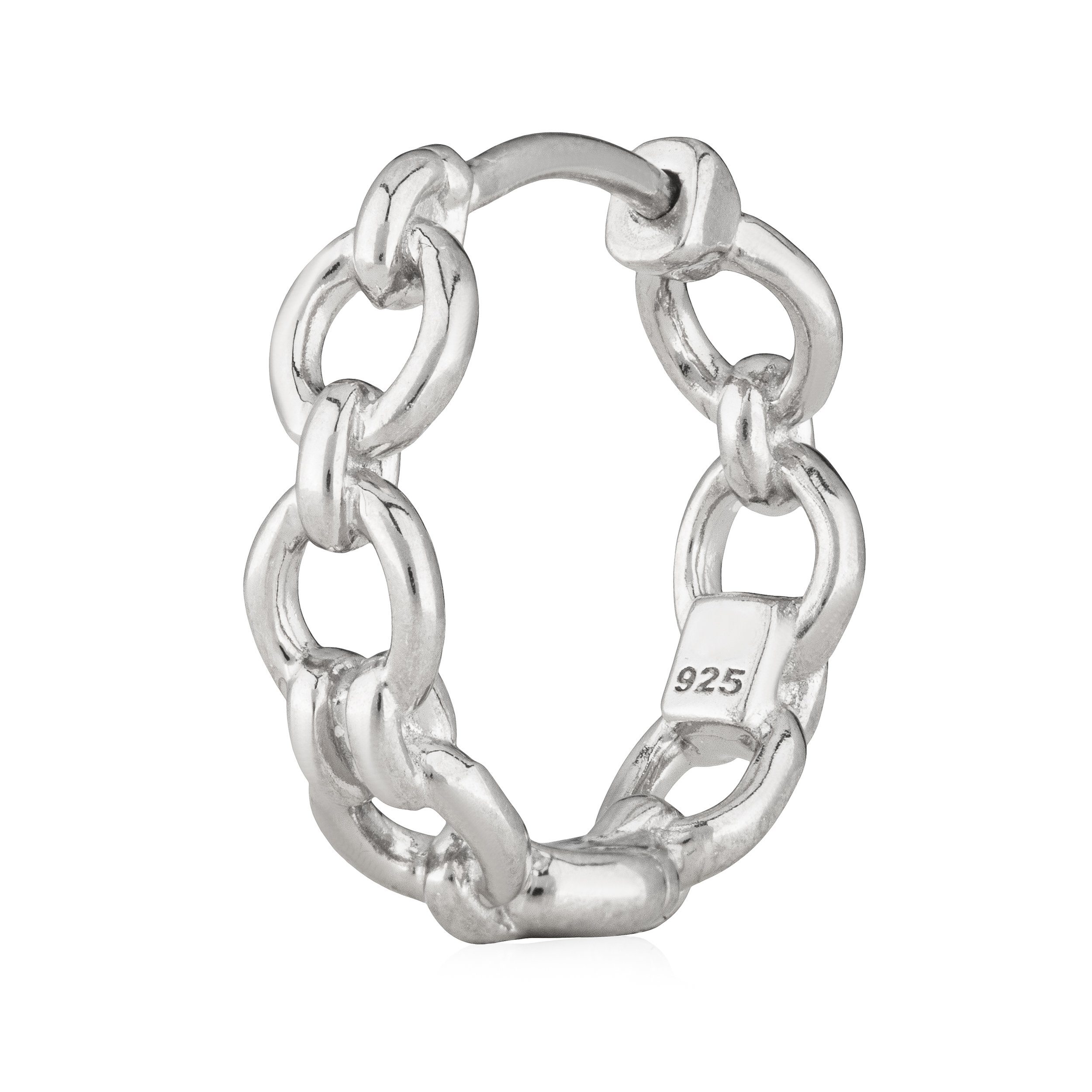 NKlaus Klappcreolen Einzel 925 Silber 20mm günstig online kaufen