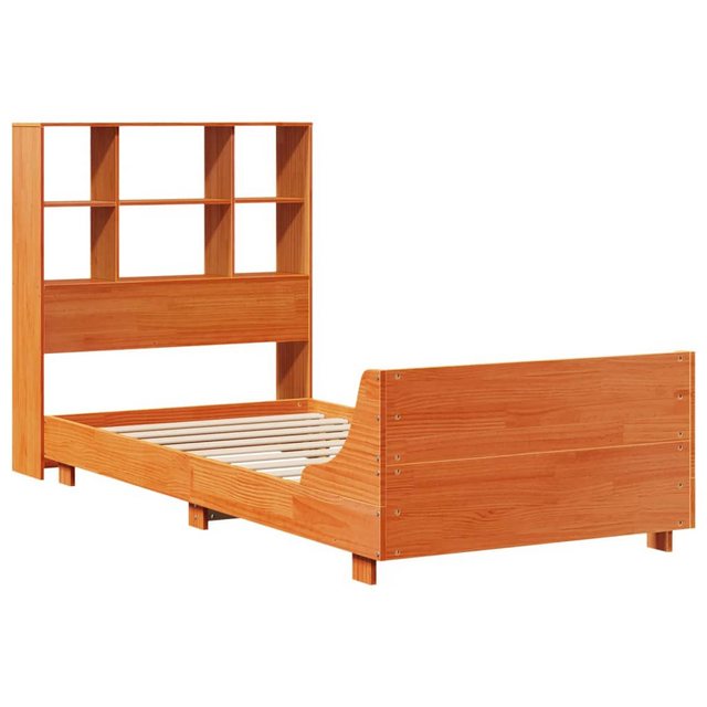 vidaXL Bett, Massivholzbett ohne Matratze Wachsbraun 75x190 cm Kiefernholz günstig online kaufen