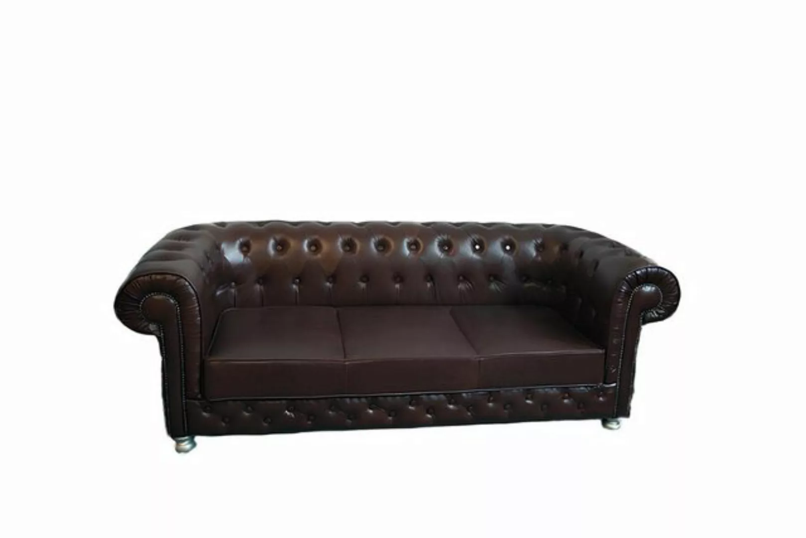 Xlmoebel Sofa Neue Torbay 3-Sitzer Polster Designer Couch Chesterfield Sofa günstig online kaufen