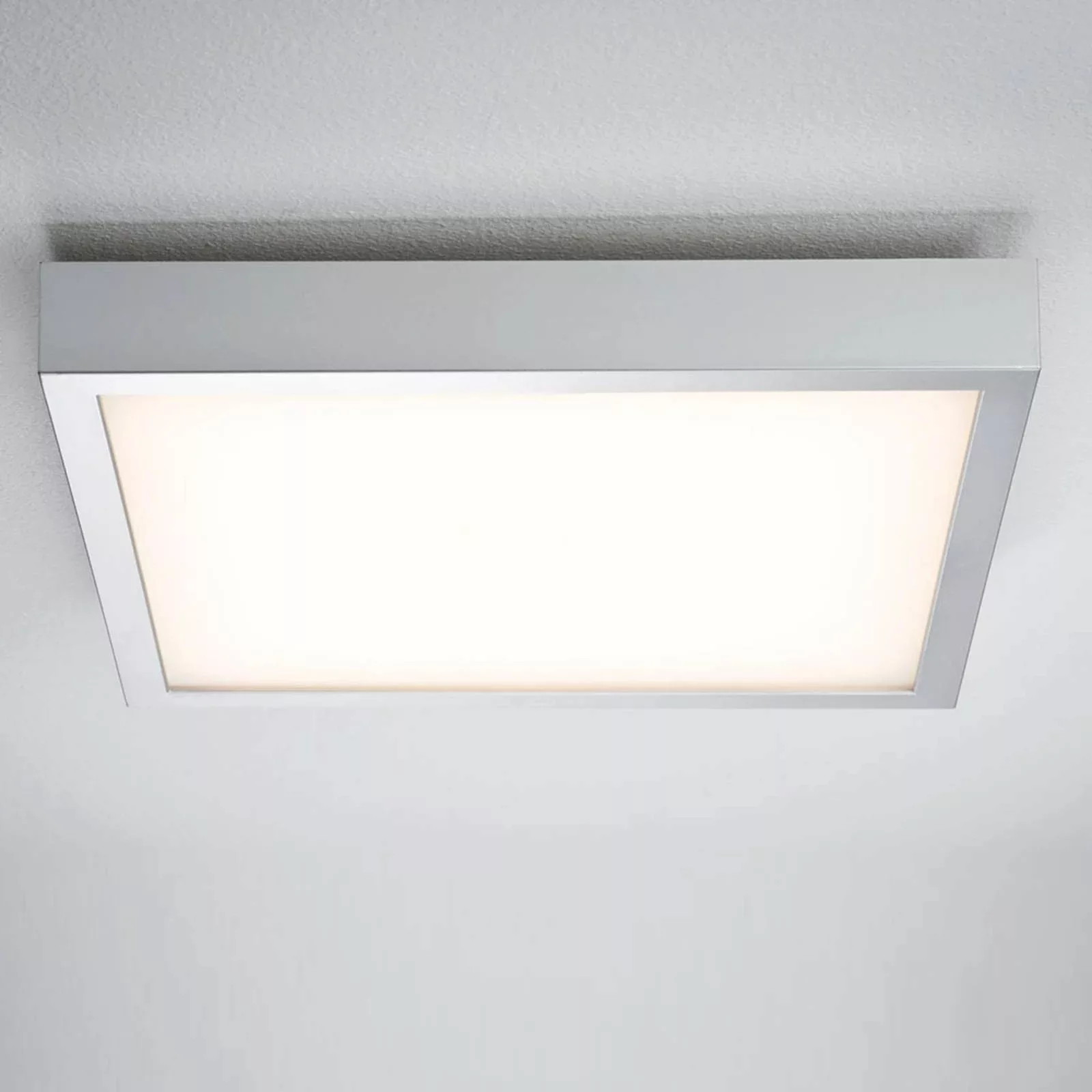 Paulmann Lunar LED-Panel, eckig, chrom, 40x40cm günstig online kaufen