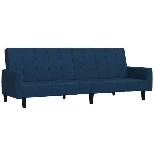 vidaXL Sofa Schlafsofa 2-Sitzer Blau Samt günstig online kaufen